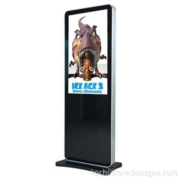Floor stand totem display LCD advertising player, 7-84-inch LED touch monitor all-in-one PC full HD